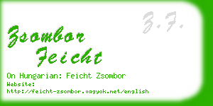 zsombor feicht business card